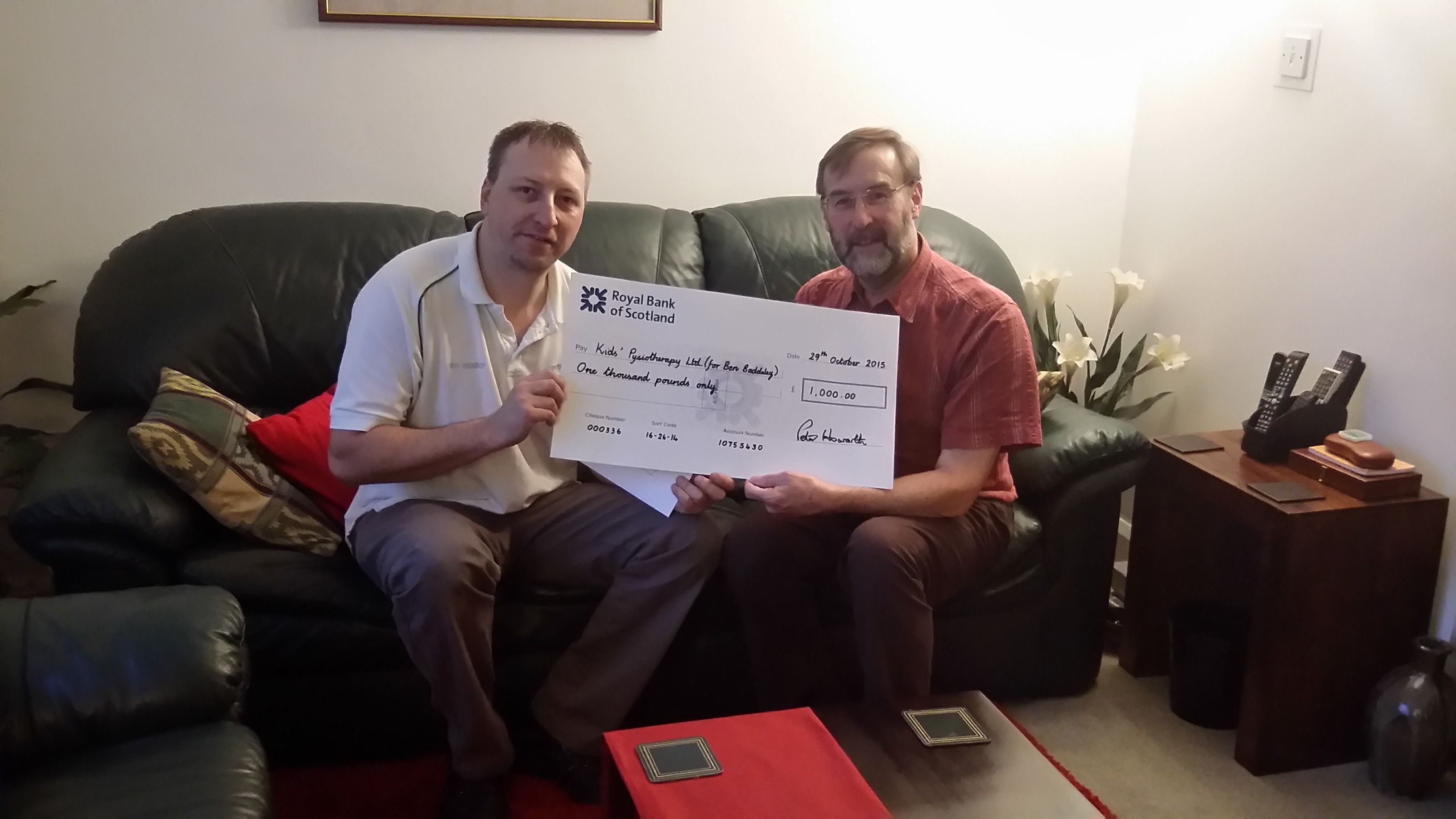 Kids’ Physiotherapy Ltd (for Ben Baddeley)
