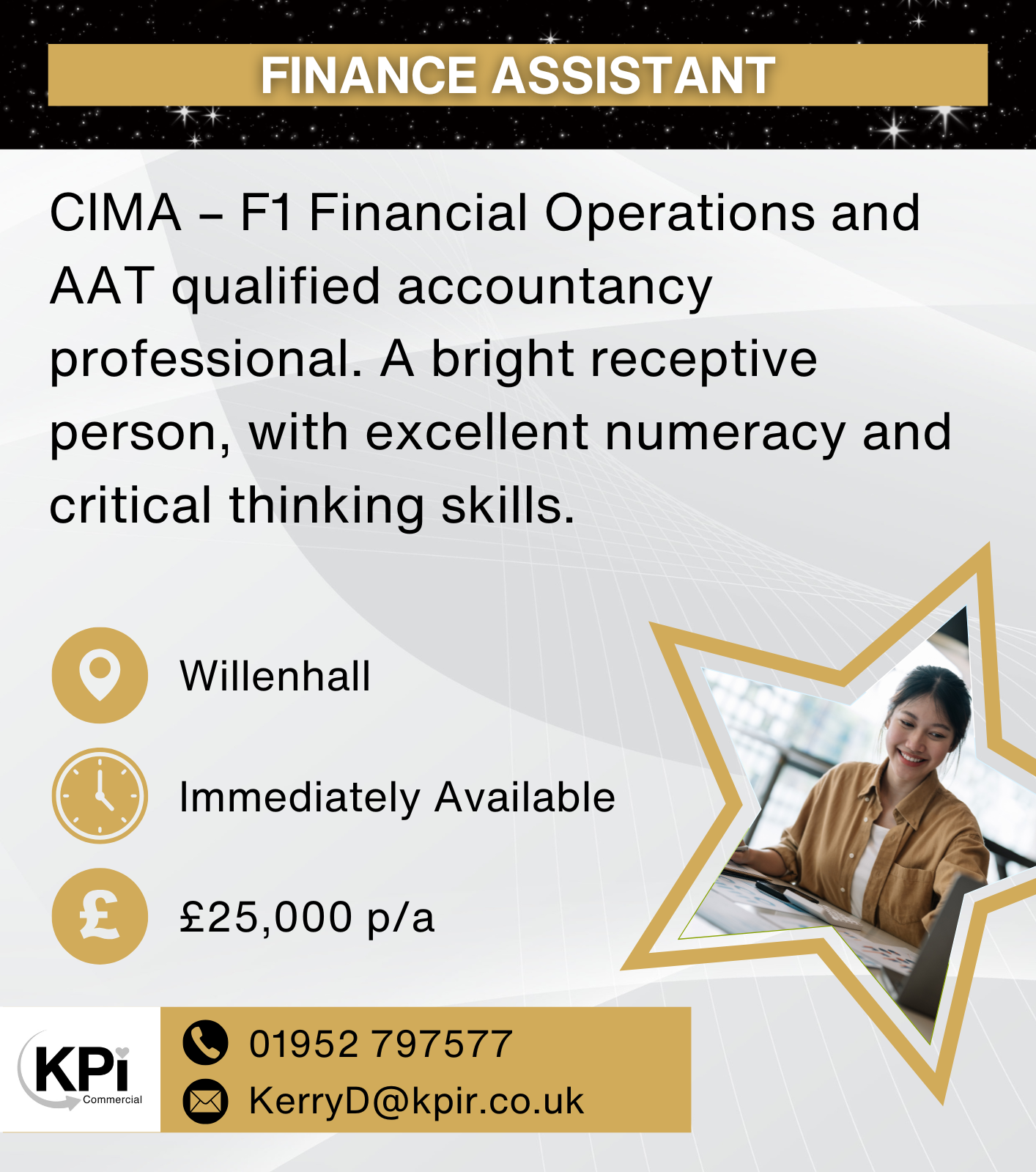 Finance Assistant - KPI Commercial