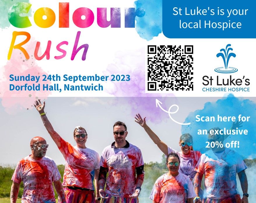 KPI sponsor Colour Rush again to help raise money for St Luke’s Hospice