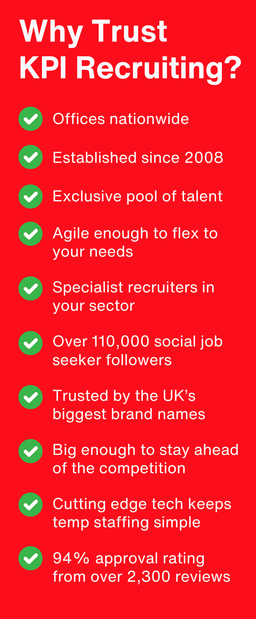 Why Trust KPI Recruiting?