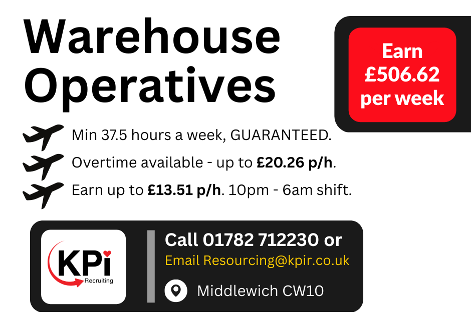 Warehouse Operatives Middlewich