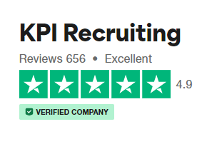 KPI Recruiting TrustPilot rating Excellent