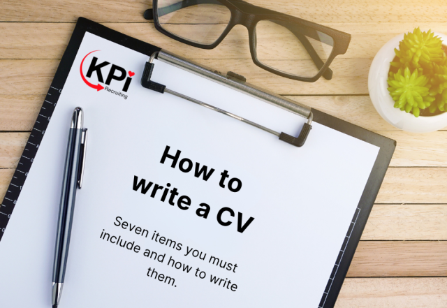 How to write a CV. What information should I include on my CV?