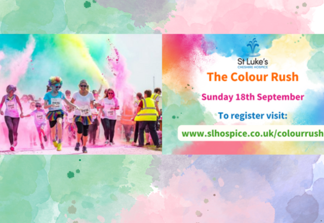 KPI team paint the town red at Colour Rush to help raise money for St Luke’s Hospice